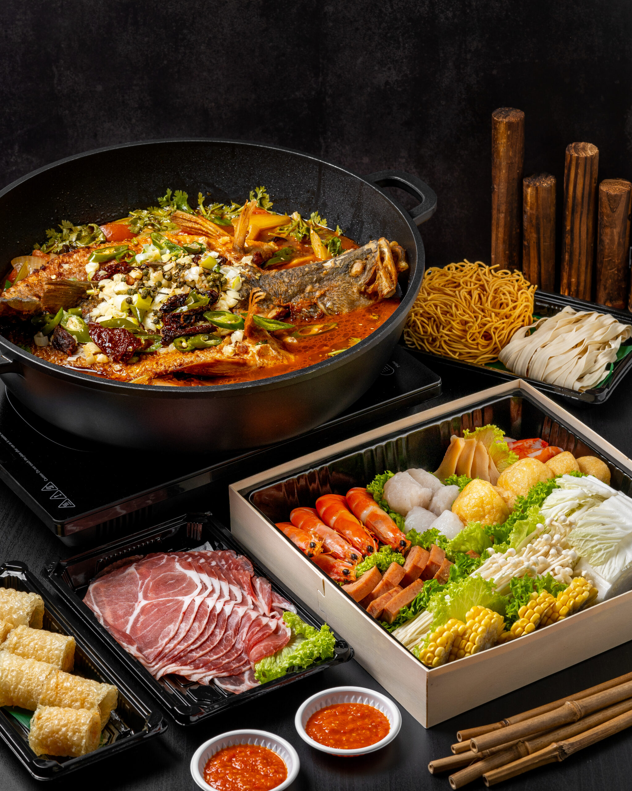 Imperial XL Grilled Fish Hotpot Set