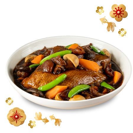 Sea Cucumber Braised Duck
